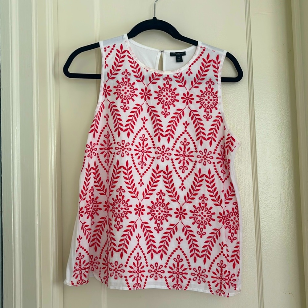 Ann Taylor Pattern Tank Size SP
